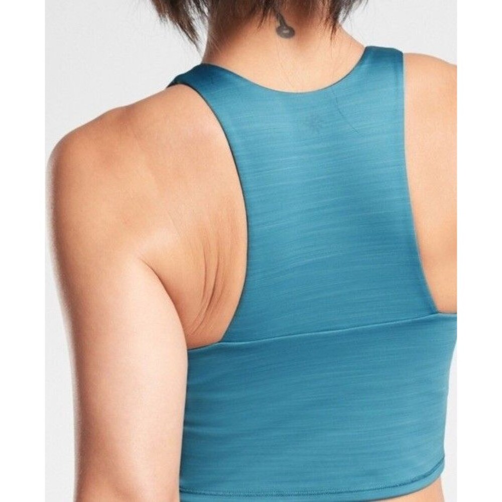 Athleta Size XS Ultimate Space Dye Crop in SuperSonic Teal